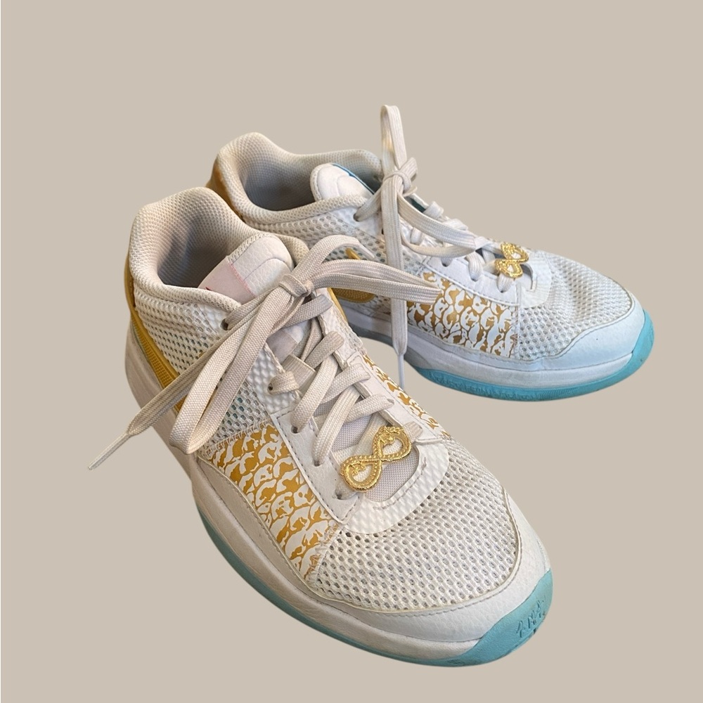 Nike Chinese New Year White and Gold Sneakers